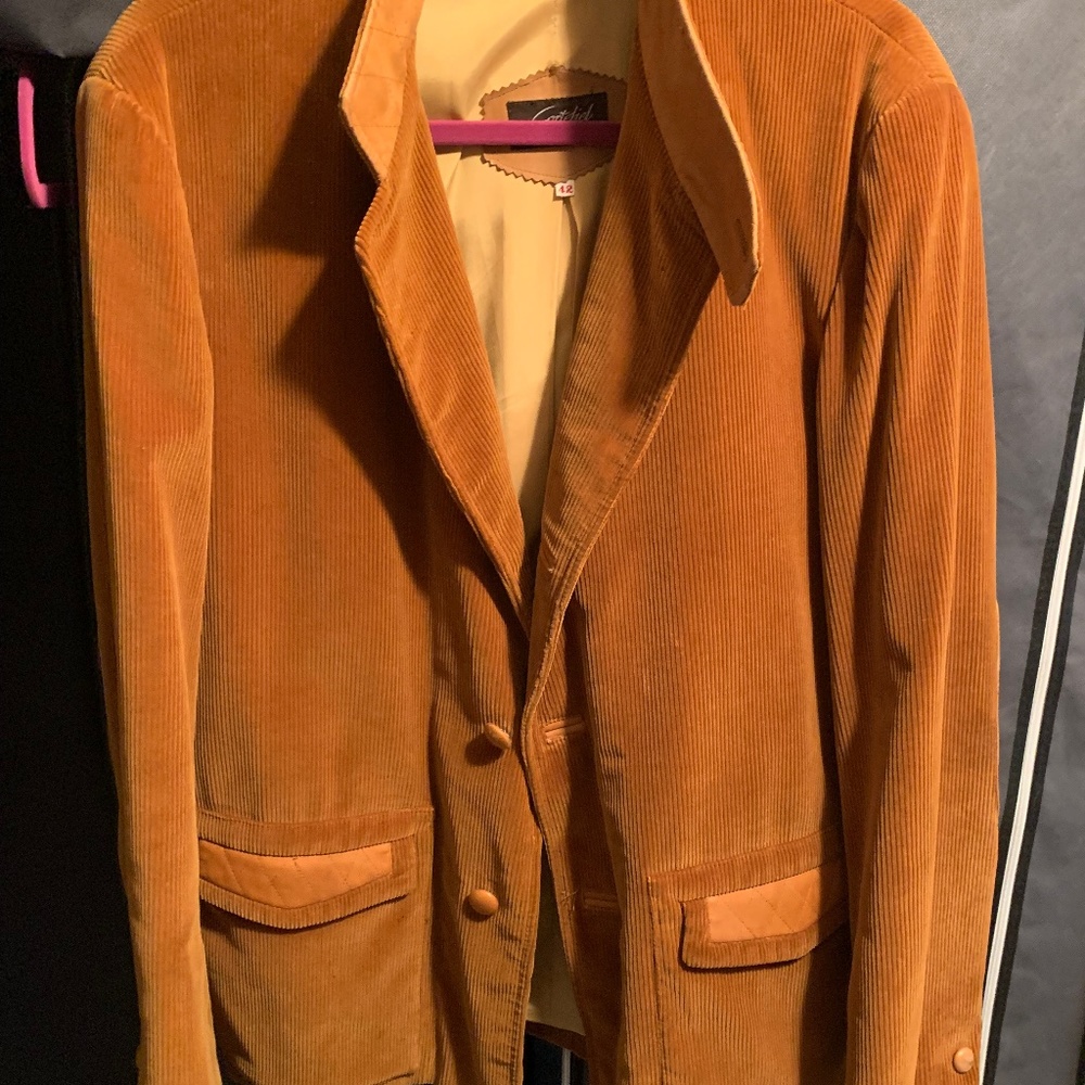 Vintage Corduroy Blazer Jacket